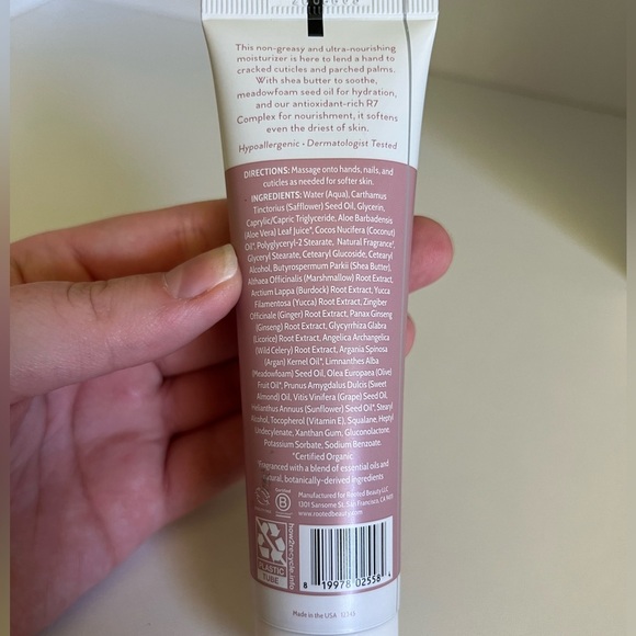 Rooted Beauty Hydrating Hand Cream with Oat Milk - Picture 2 of 3